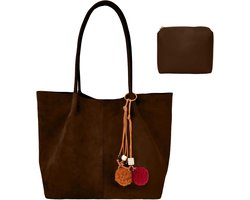 Elegant suede shoulder bag, vintage style, women's everyday shopping bag, shoulder bag, ideal for everyday use, travel - ShopVlot