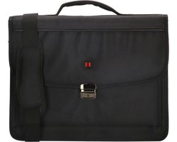 Enrico Benetti Carter Aktetas 15 inch laptop, 19L - 31213 - Zwart