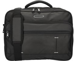 Enrico Benetti Northern Reportertas/Laptoptas - 15 inch laptop , 24L - 47246 - Zwart