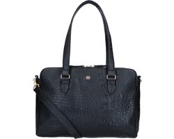 FMME Laptoptas / Werktas / Aktetas Dames - 15.6 inch - Charlotte - Zwart