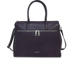 Gigi Fratelli Dames Leren Schoudertas iPad Romance Business ROM8005 Dark Violet