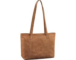 Grote Leren Dames Shopper Tas Schoudertas Vintage Stijl Voor Dagelijks Gebruik