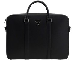 GUESS business tas met laptopvak Milano Laptop Bag Black zwart