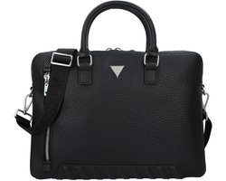 GUESS business tas met laptopvak Torino Laptop Bag Black zwart