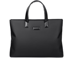 Heren aktetas handtas met groot volume heren aktetas computer tas, zwart