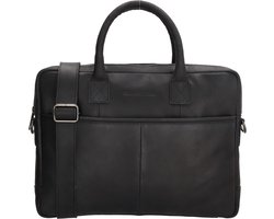 Hide & Stitches Wolga Laptoptas 15,6 inch (34.5x19.4 cm) - Zwart