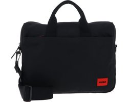 HUGO Business tas Laptoptas met laptopvak Ethon 2.0 N Document Case Black Zwart