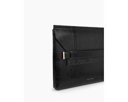 IDEAL OF SWEDEN, 13 inch laptoptas model June met slangenprint voering, Zwart