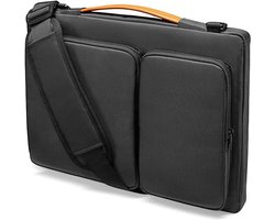 Laptoptas 15,6 inch/16 inch - Laptophoes - Laptop tas - Laptop hoes - Laptop sleeve- 360° bescherming - Waterafstotend - Zwart