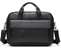 Laptoptas Schoudertas Handtas -Zwart Laptop 14 inch - Urban U®