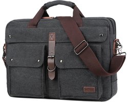 Laptoptas voor 17 inch laptop, Grote Werk- en Schoudertas