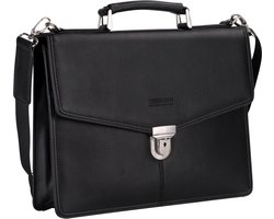 LEONHARD HEYDEN Afzonderlijke gevallen Schoudertas Hannover Briefcase 1 Compartment Black Zwart