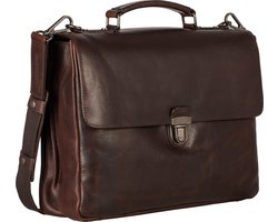 Leonhard Heyden Roma aktetas 2-vaks 13 inch - Bruin