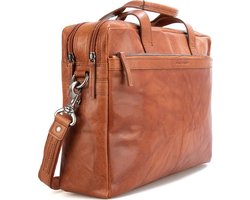 Leren Laptoptas - Colorado - Brandy Cognac