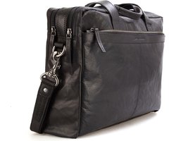 Leren Laptoptas - Colorado - Zwart