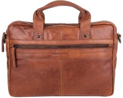 Leren Laptoptas - Florida - Brandy Cognac