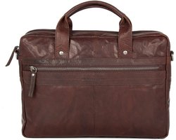 Leren Laptoptas - Florida - Donkerbruin