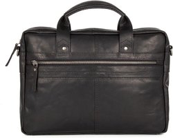 Leren Laptoptas - Florida - Zwart