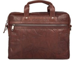 Leren Laptoptas - Montana - Donkerbruin