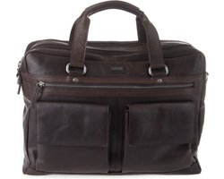 Leren Laptoptas - Utah - Donkerbruin