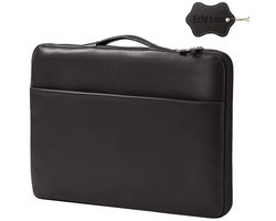 Lopoleis® Leren Laptoptas 14 inch – Zwart – Luxe Laptophoes – Laptop sleeve – Geschikt voor Macbook Air & Pro 13 inch & 14 inch – Echt leer