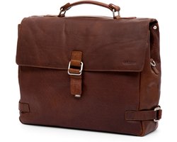 Luxe Montreal Tankleurige Leren Boekentas