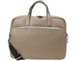 Marc O'Polo business tas laptoptas met laptopvak Fred Business Bag Pavestone Taupe