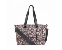 MŌSZ Laptoptas shopper dames 15.6 inch - panterprint : Werktas / aktetas