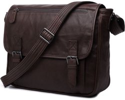 Overly Leren Messengerbag