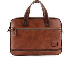 PICARD Afzonderlijke gevallen Schoudertas met laptopvak Breakers Office Bag Whisky - Kom Bruine