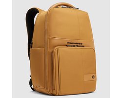 Piquadro Laptoprugzak / Werktas / Rugtas - Dames - 14 inch - Leer - W129 - Geel