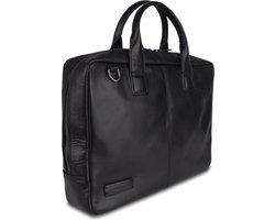 Plevier Basalt businesstas 16 inch zwart.