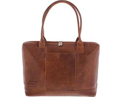 Plevier Fiera II dames laptoptas 15.6 inch cognac.