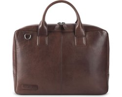 Plevier Flint businesstas 16 inch bruin.