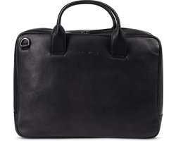 Plevier Gherkin laptoptas 16 inch zwart.