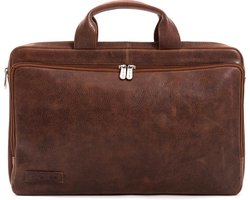 Plevier Zuidas laptop sleeve 17-17.3 inch cognac.