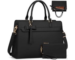 Selbro® Elegante laptophandtas voor dames met extra clutch - Waterbestendig en ruim ontwerp