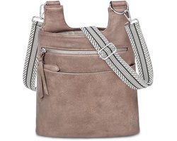 Selbro®, Medium Cross Body Bag Vrouwen, PU Lederen Crossbody Telefoon Tas Anti-Diefstal Handtassen met Verstelbare Riem en Kaartenleuven Over Schoudertas voor Dames Meisjes Reizen Winkelen Werk Dagelijks