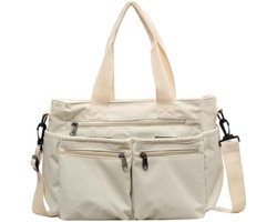 Selbro®, Tote Bag Tote Bag van Cord Dames Schoudertas Grote Shopper Schoudertassen Handtas Voor Werk Kantoor Reizen School