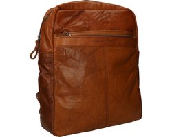 Spikes & Sparrow Laptoprugzak Bronco Leer - bruin