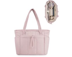 Tassen - Handtassen - Sporttassen - Dameshandtassen - Reistassen - Werktassen - Luiertassen - Met bekerhouder - Met laptopvak - Geschikt voor reizen - werk - verpleegkundigen - vrouwen - strand - winkelen - roze