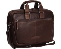 The Chesterfield Brand - Leren Laptoptas Bruin Seth