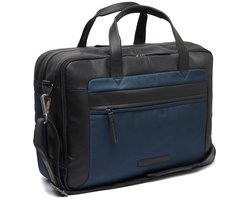 The Chesterfield Brand - Leren Laptoptas Navy Nivano