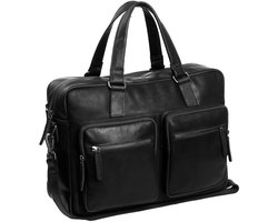 The Chesterfield Brand - Leren Laptoptas Zwart Misha