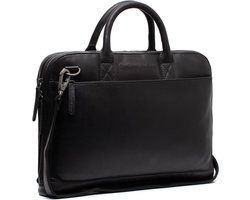 The Chesterfield Brand - Leren Laptoptas Zwart Tilbury