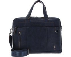U.S. POLO ASSN. Business tas Laptoptas met laptopvak Cambridge Business Bag Navy Blauw