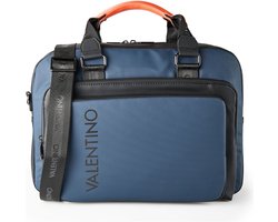 VALENTINO business tas laptoptas met laptopvak Dragonhawk Professional Blu / Nero donkerblauw
