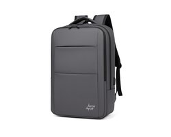 Waterdichte Laptoprugzak 15.6 - Anti-Diefstal - USB-Poort - Lichtgewicht Rugzak voor Heren - Dames - 40L - Grijs