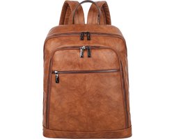Wimona Marina 5017 Laptop Rugtas - 15,6 inch - Cognac