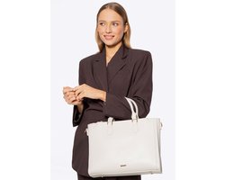 Wittchen - Laptoptas - Imitatie Leer - 14.5 Inch - Cream